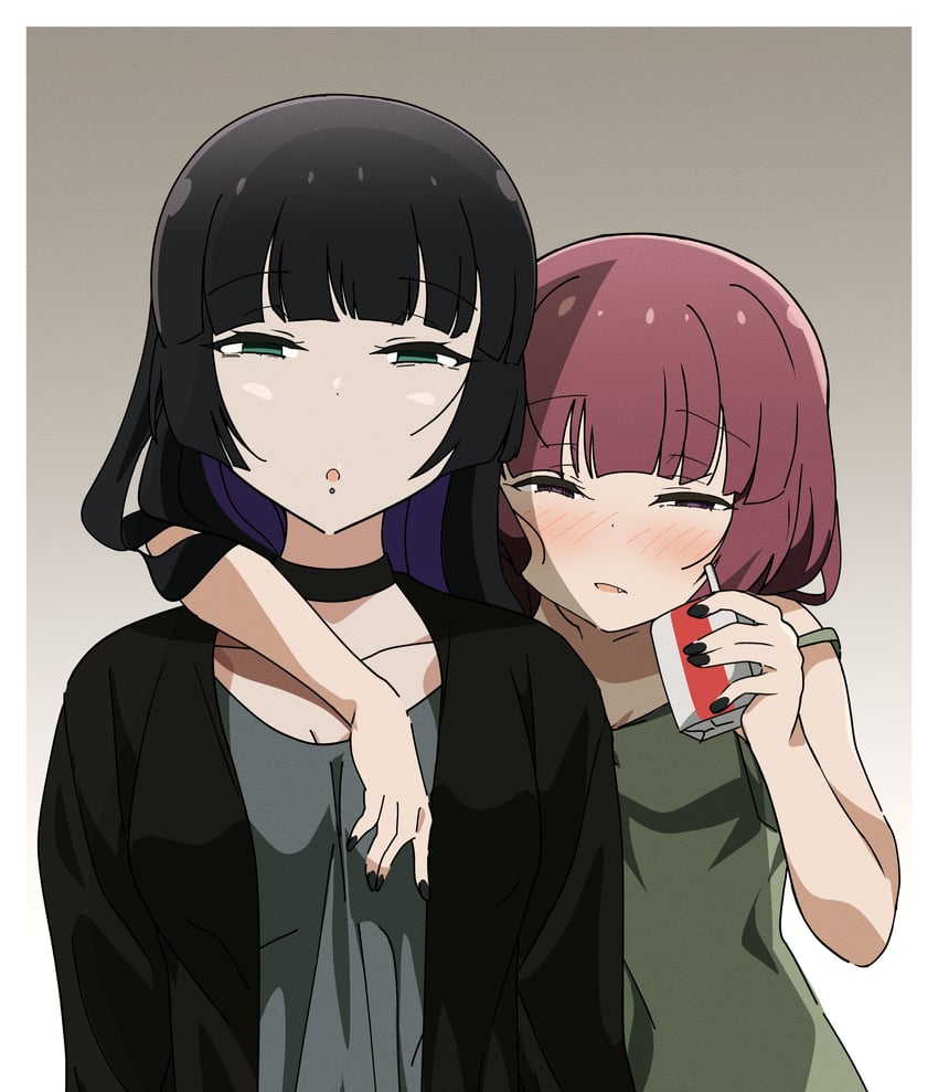 hiroi kikuri and pa-san (bocchi the rock!) drawn by goumonsha