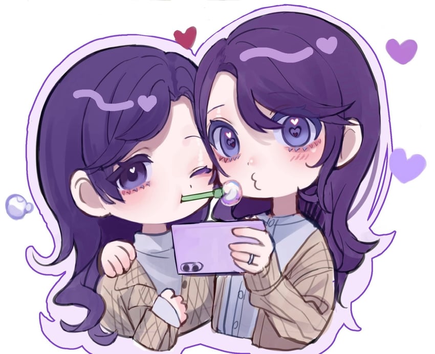 asahina mafuyu and asahina mafuyu's mother (project sekai) drawn by jishou_210