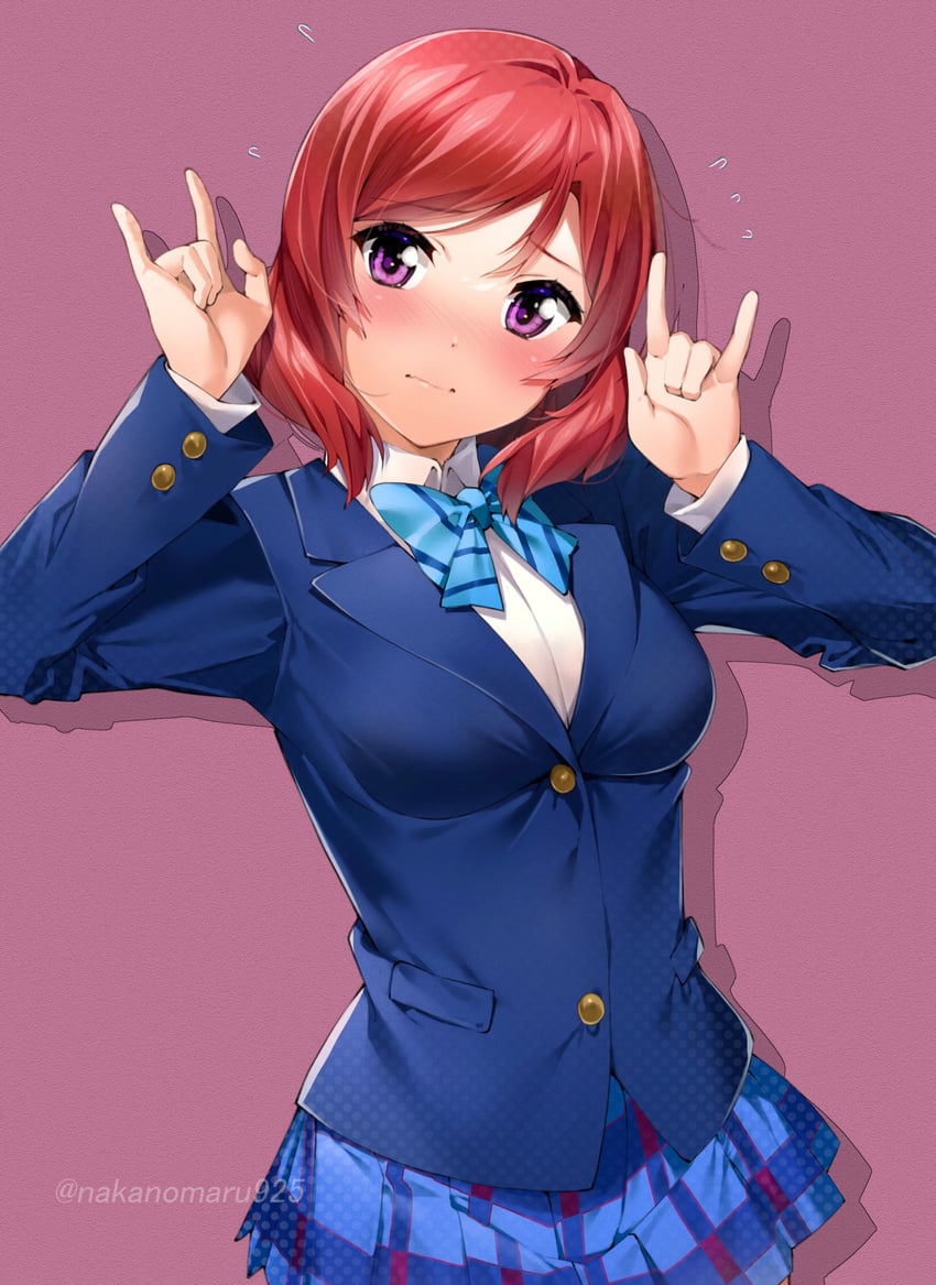 nishikino maki (love live! and 1 more) drawn by nakano_maru
