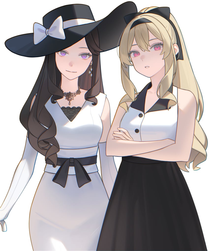 saijou claudine and tendou maya (shoujo kageki revue starlight) drawn by guyijun