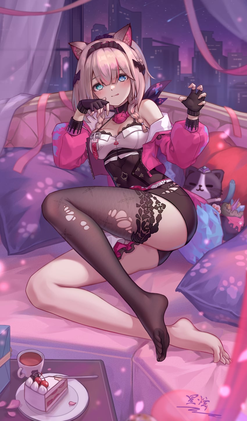pardofelis (honkai and 1 more) drawn by yelan_xing_xuan