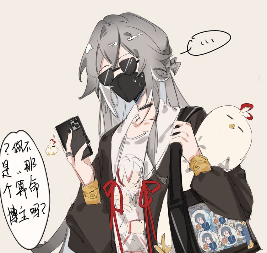 fu hua, herrscher of sentience, and jingwei (honkai and 1 more) drawn by kaonai777