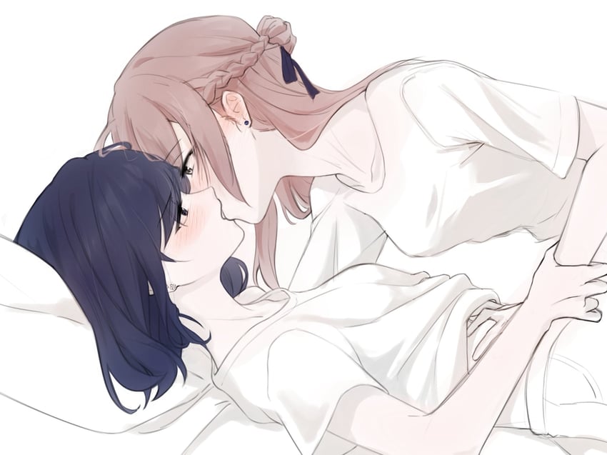 miyagi shiori and sendai hazuki (shuuniichido classmate wo kau hanashi) drawn by kyo6159