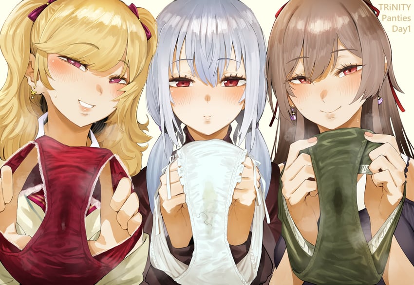 furen e lustario, takamiya rion, and hakase fuyuki (nijisanji) drawn by hero_neisan