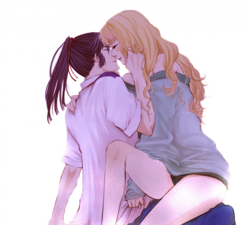 sheryl nome and saotome alto (macross and 1 more) drawn by hana_(interstice)