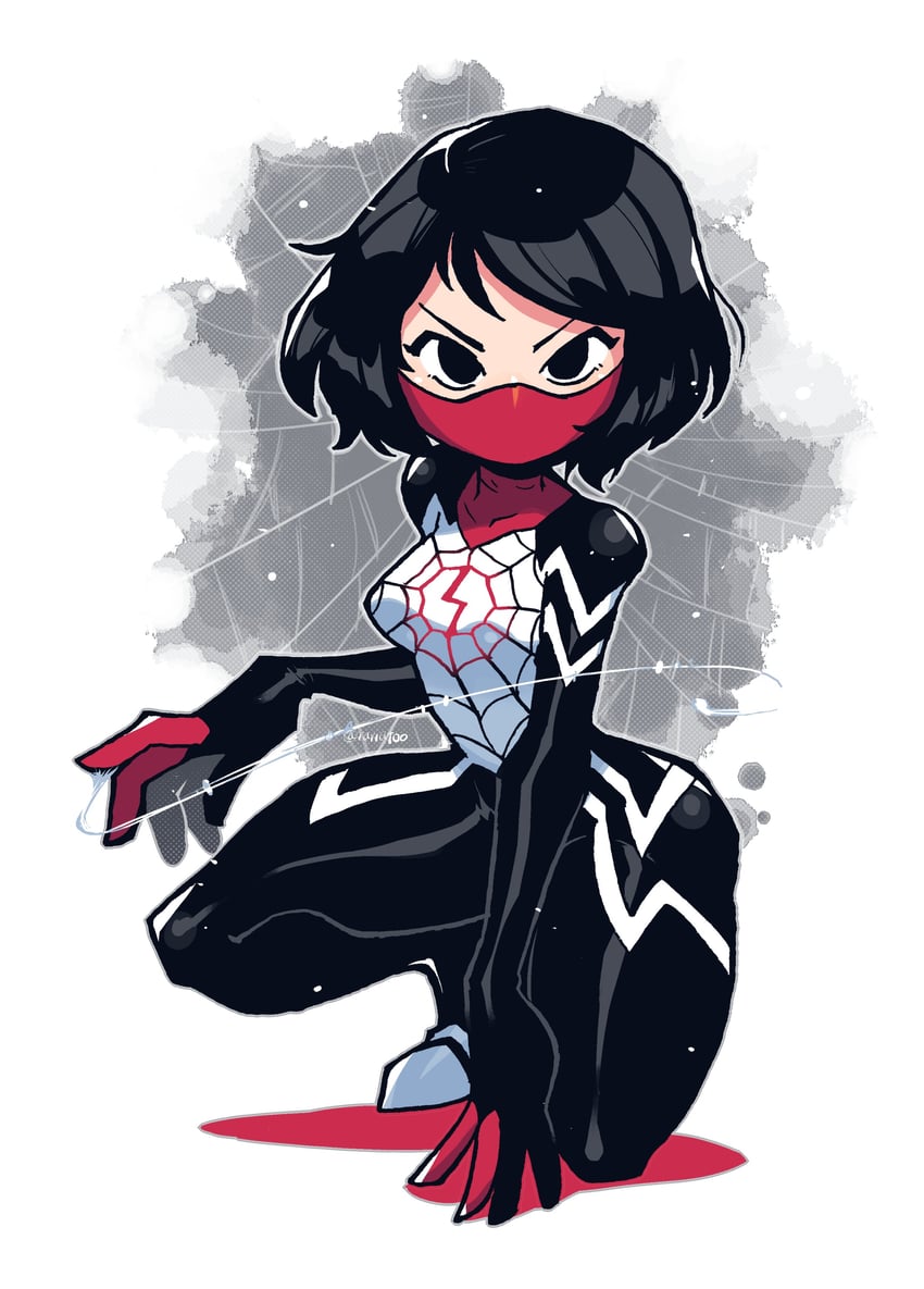 silk (marvel and 1 more) drawn by rariatto_(ganguri)