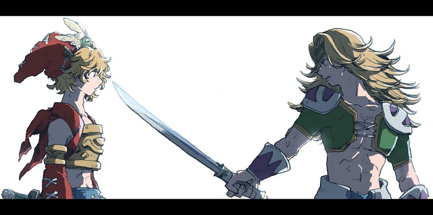 toto and escad (seiken densetsu and 1 more) drawn by michibata_65