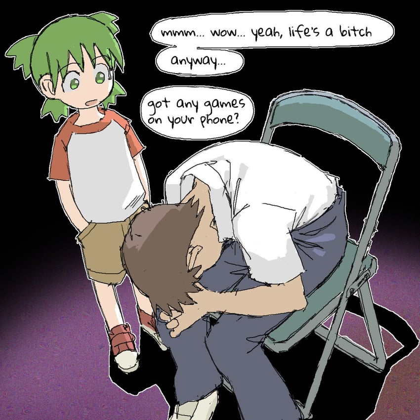 ikari shinji and koiwai yotsuba (neon genesis evangelion and 1 more) drawn by pantsu-ripper
