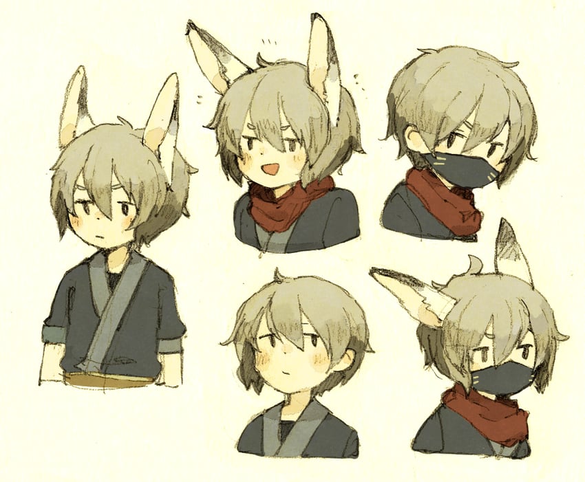 yasuke (original) drawn by maniani