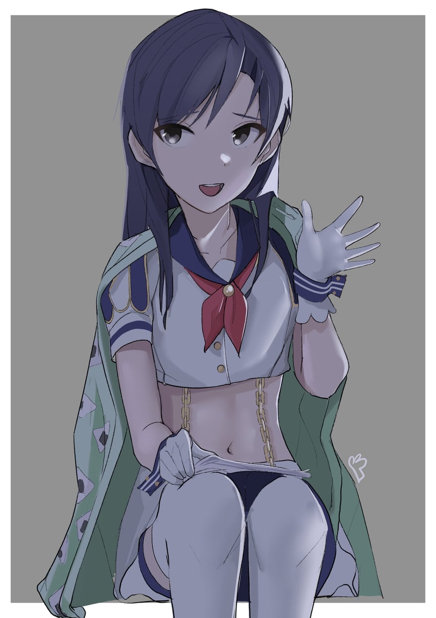 kisaragi chihaya (idolmaster and 1 more) drawn by ch2haya_p