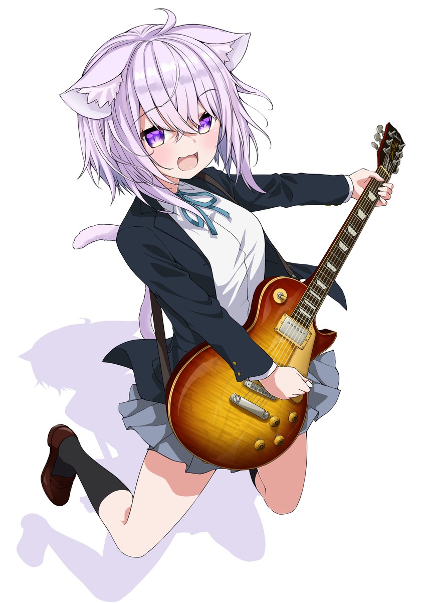 nekomata okayu (hololive and 1 more) drawn by asanaya