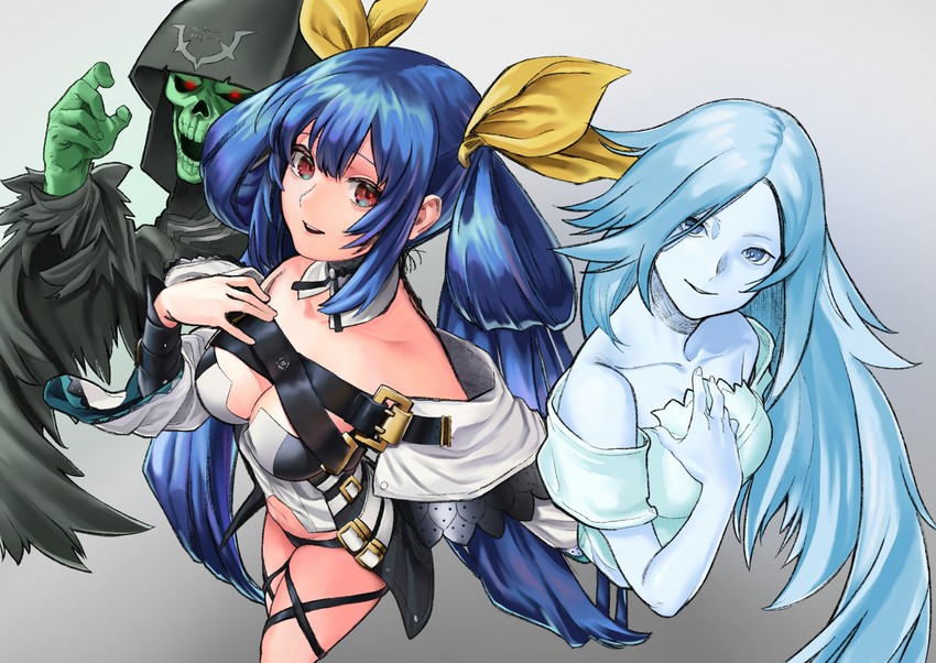 dizzy, necro, and undine (guilty gear and 1 more) drawn by zyaki