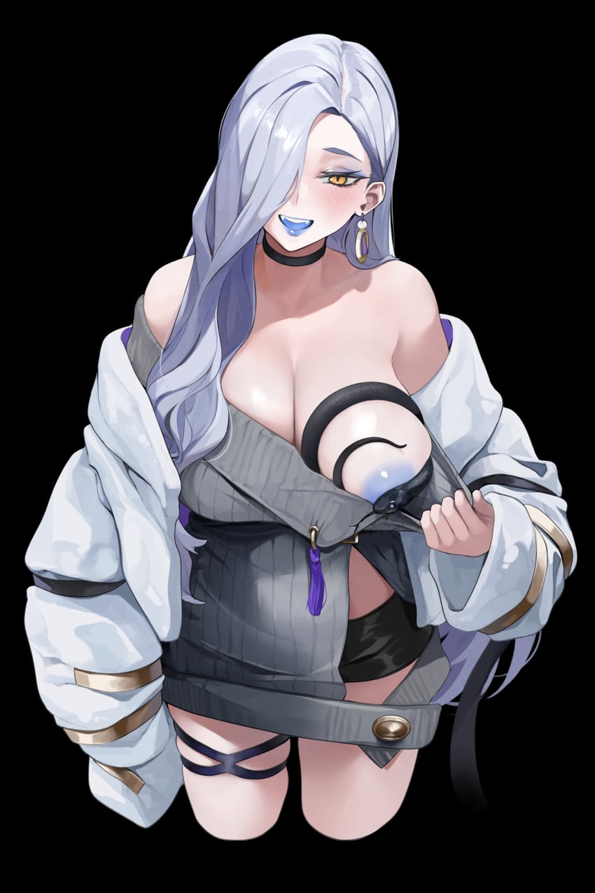 mrs. snake (fate and 1 more) drawn by noir_(4chan)