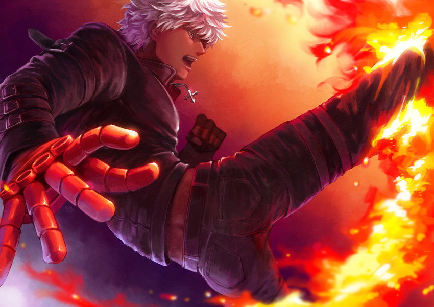 k' (the king of fighters) drawn by food_fighter_441