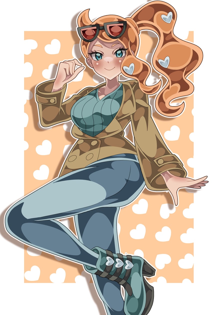 sonia (pokemon and 1 more) drawn by shiki_(kisikisi1007)
