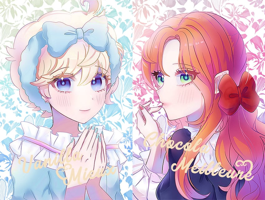 chocolat meilleure and vanilla mieux (sugar sugar rune) drawn by gyeong2424