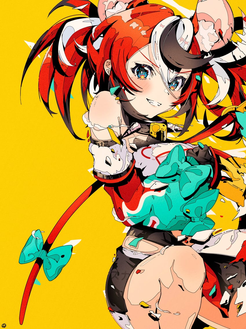 hakos baelz (hololive and 1 more) drawn by giaggiolo