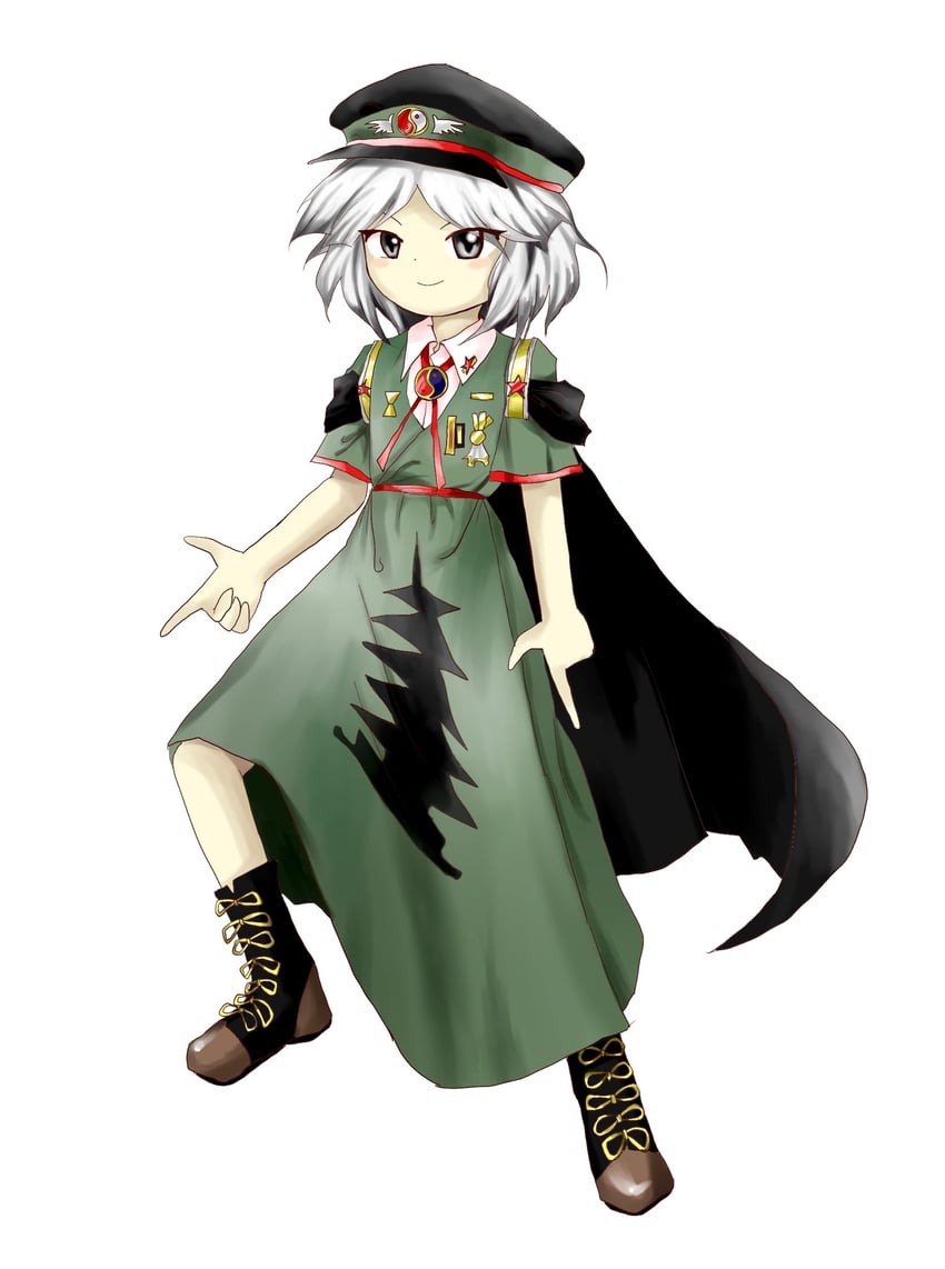 fujiwara no shirogane no sanra (touhou and 1 more) drawn by waiwa_way
