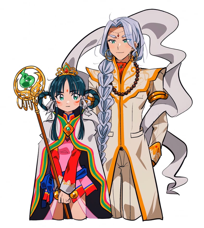 nahyuta sahdmadhi and rayfa padma khura'in (ace attorney and 1 more) drawn by grgrton