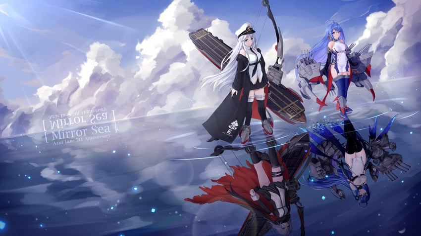 enterprise and helena (azur lane) drawn by kyl490