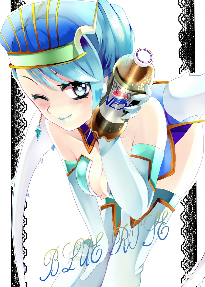 karina lyle and blue rose (tiger & bunny and 1 more) drawn by kurabayashi