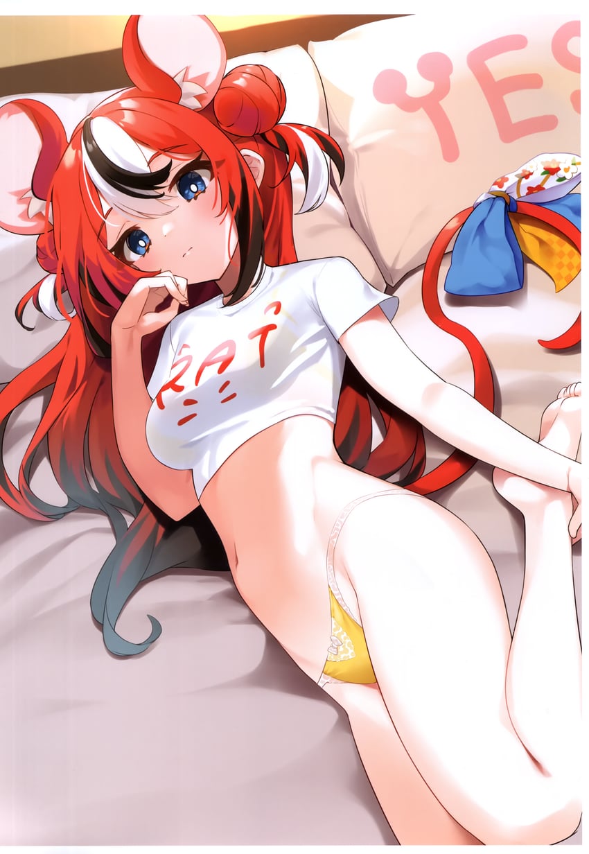 hakos baelz (hololive and 1 more) drawn by kutata