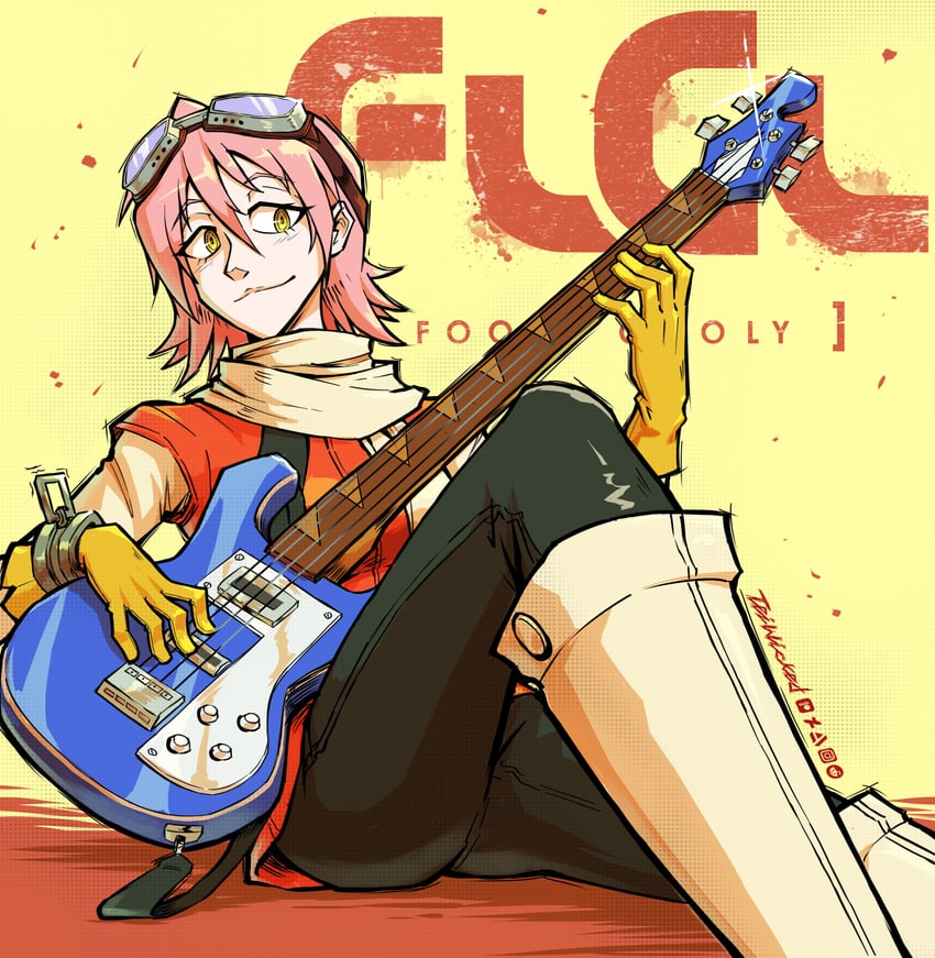 haruhara haruko (flcl) drawn by teiwicked