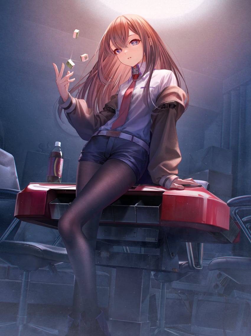 makise kurisu (steins;gate and 1 more) drawn by sousou_(sousouworks)