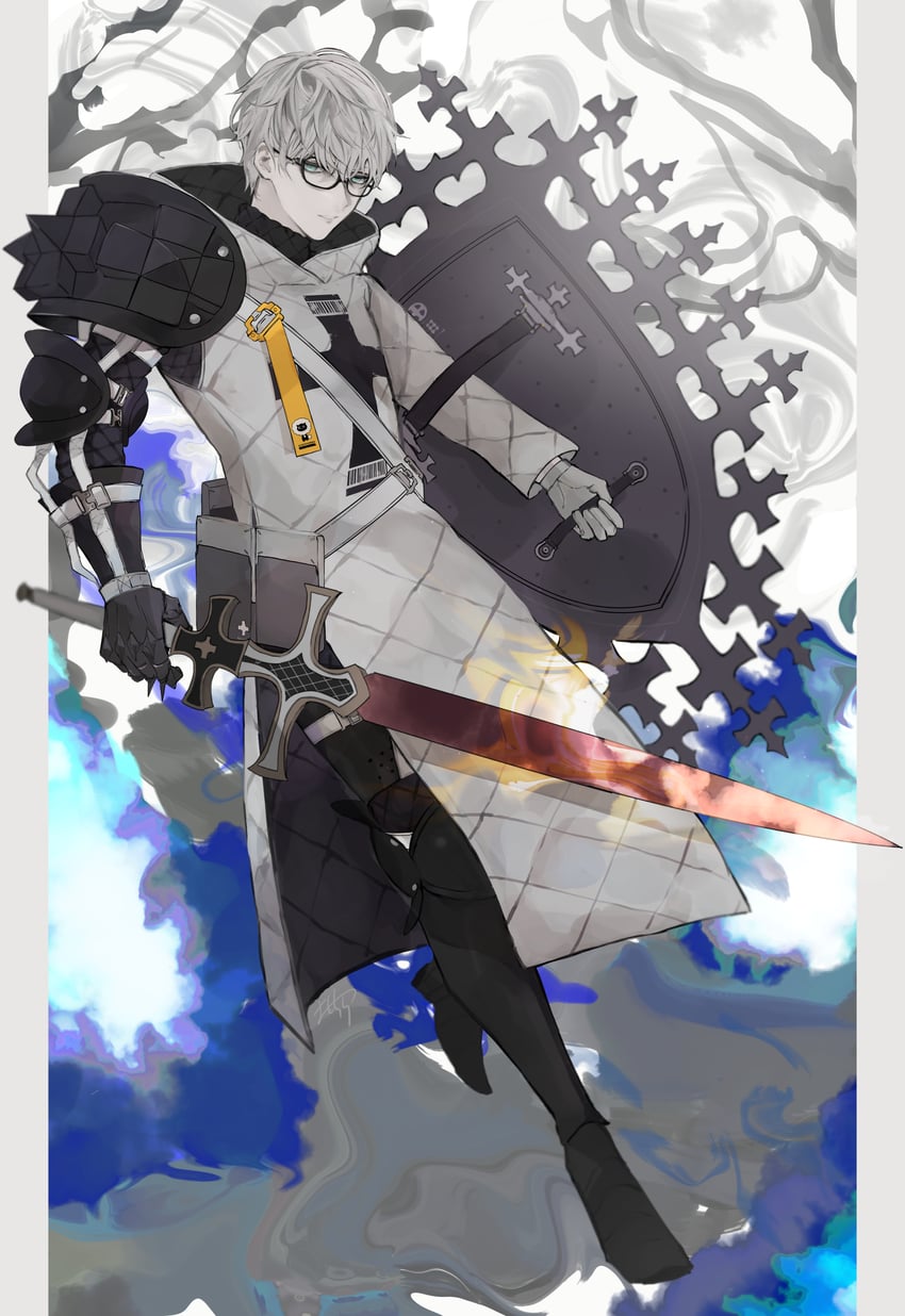 jacques de molay (fate and 2 more) drawn by jtgbaaa