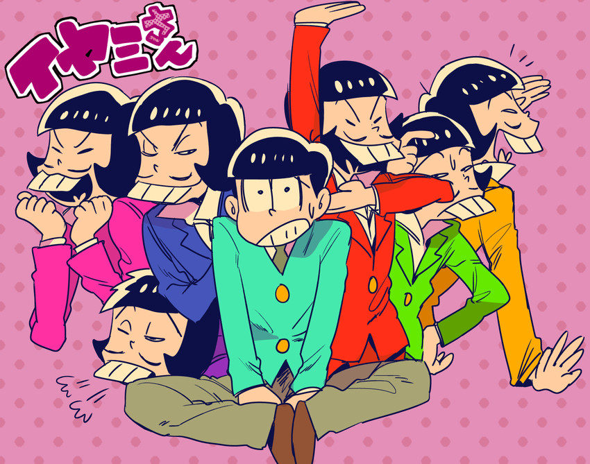 matsuno osomatsu and iyami (osomatsu and 1 more) drawn by higure_(kaminosita)