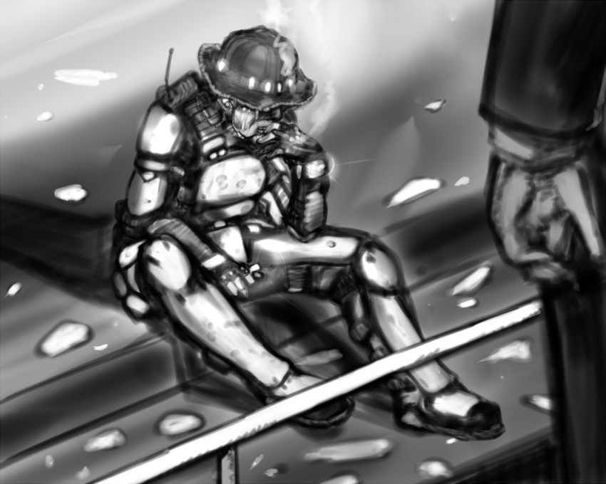 captain price (call of duty and 1 more) drawn by mitchlin