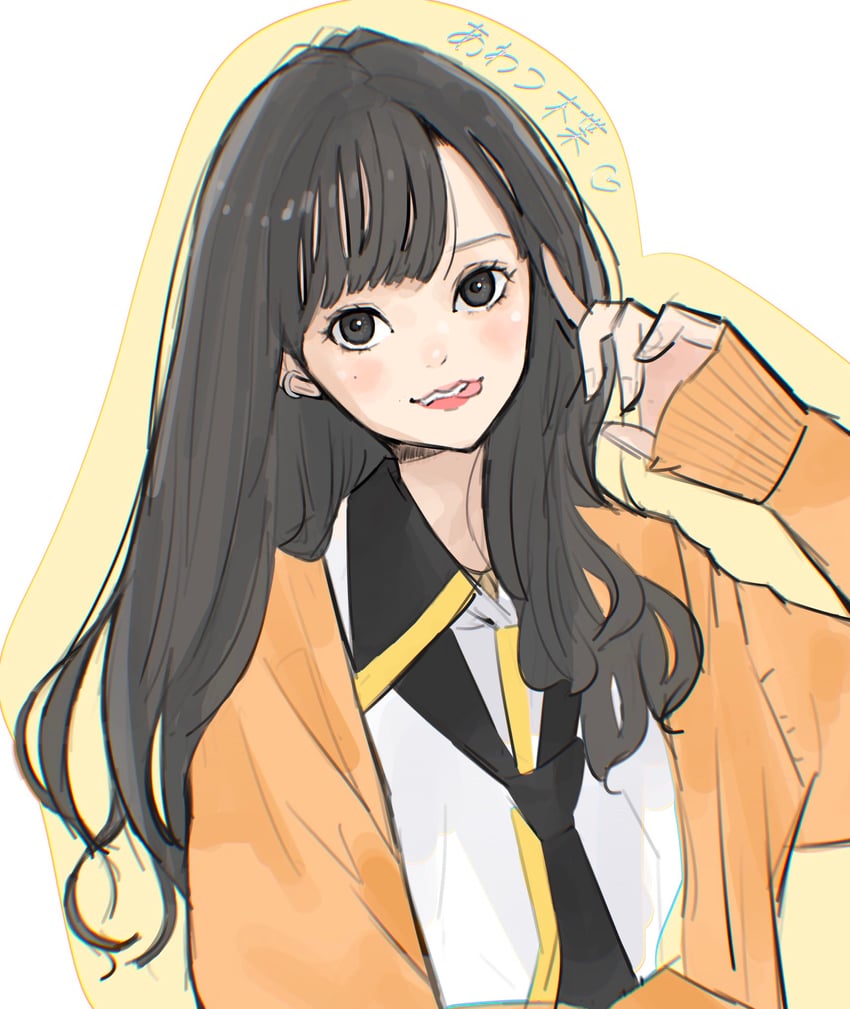 kawamura yuzuriha and awatsu mai (real life and 1 more) drawn by sally_(allogkk)