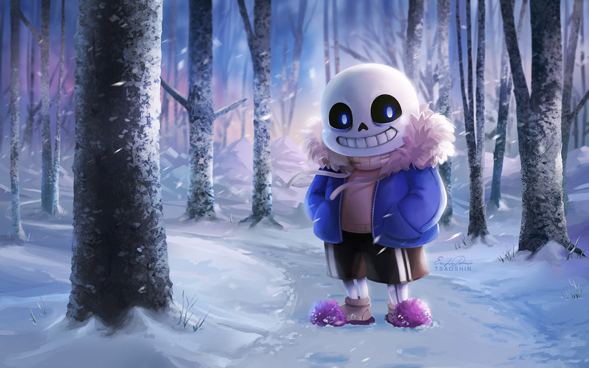 sans (undertale) drawn by eric_proctor