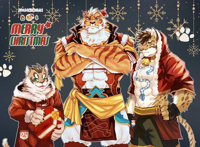 lin hu, likulau, and shu chi (nekojishi) drawn by tora_d