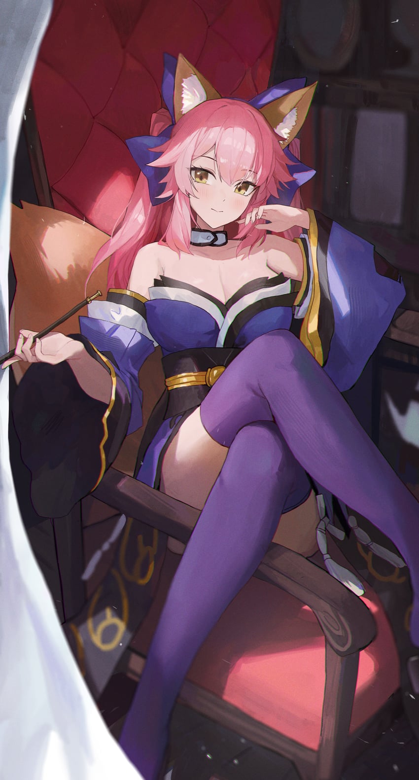 tamamo and tamamo no mae (fate and 1 more) drawn by jianjia