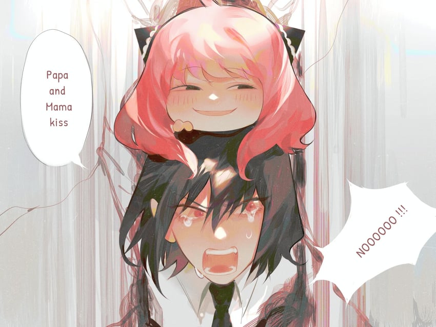 anya and yuri briar (spy x family and 1 more) drawn by yionyi23