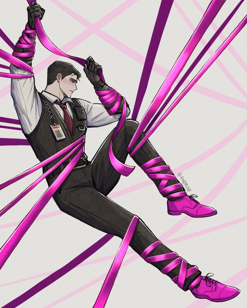 meursault and pink shoes (project moon and 1 more) drawn by 4indroid
