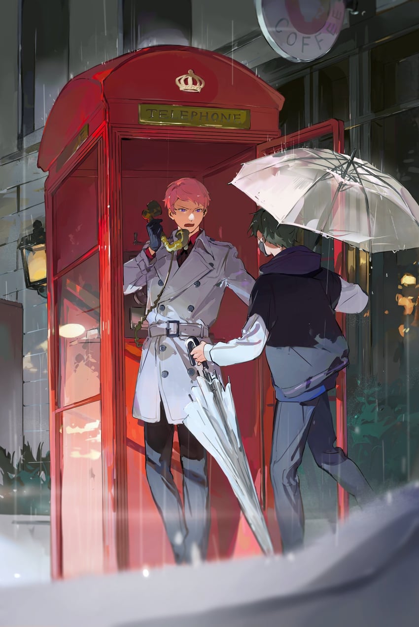 kagehira mika and itsuki shu (ensemble stars!) drawn by furukawa_asagiri