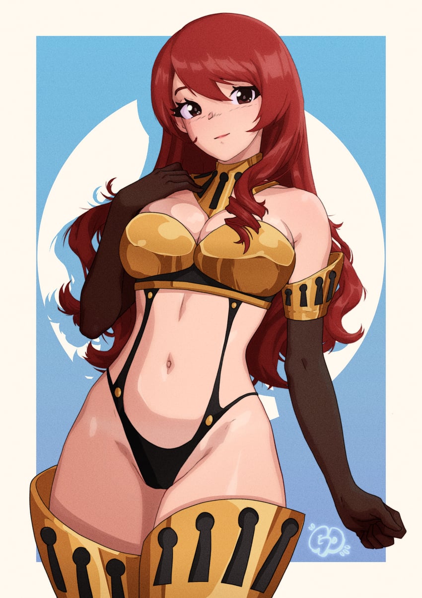 kirijou mitsuru (persona and 1 more) drawn by gravydood
