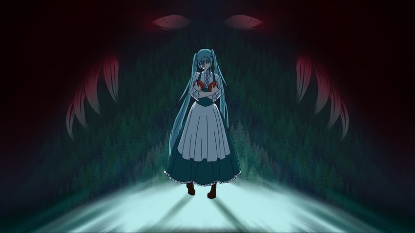 hatsune miku and eve moonlit (vocaloid and 3 more) drawn by lexsi0maxel
