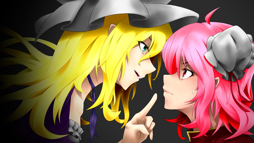 yakumo yukari and ibaraki kasen (touhou and 1 more) drawn by tsukidaruma