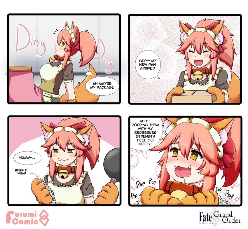 tamamo and tamamo cat (fate and 1 more) drawn by keita_naruzawa