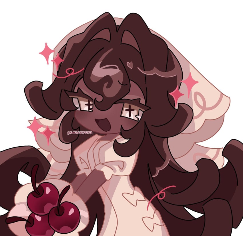 black forest cookie (cookie run and 1 more) drawn by katkit637729776