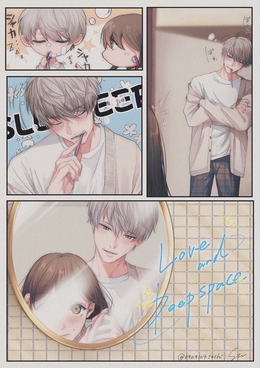 protagonist and xavier (love and deepspace) drawn by yuu_crazy_doll_sae