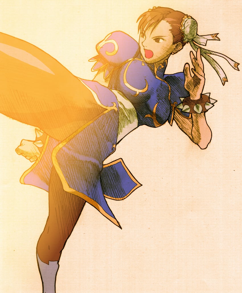 chun-li (street fighter and 4 more) drawn by bengus
