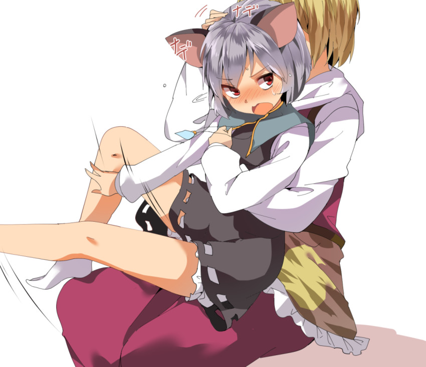 nazrin and toramaru shou (touhou) drawn by hasebe_yuusaku