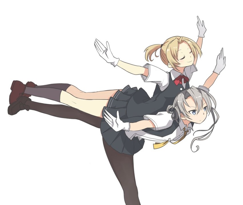 maikaze and nowaki (kantai collection and 1 more) drawn by yuzuruka_(bougainvillea)