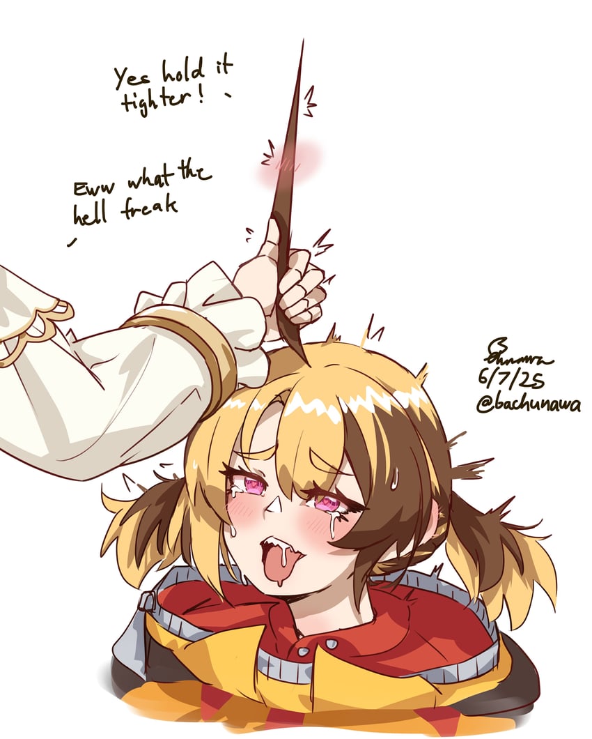 gigi murin and cecilia immergreen (hololive and 1 more) drawn by bachunawa