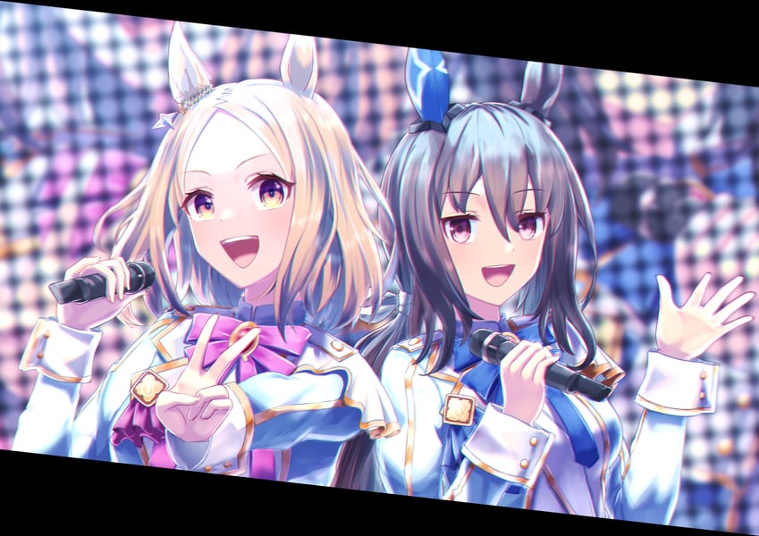 admire vega and narita top road (umamusume) drawn by uji_(966qrr)