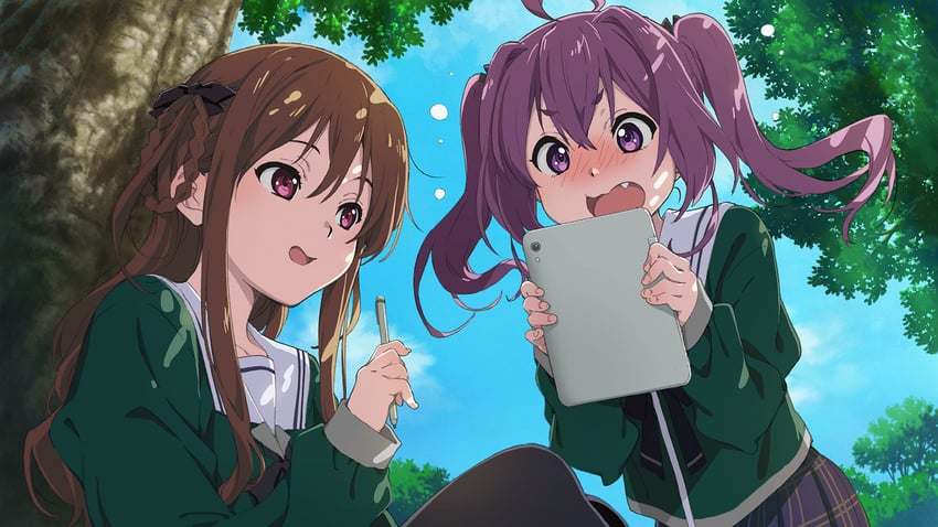 tachikawa ayaka and tojo yuki (22/7 and 1 more) drawn by horiguchi_yukiko